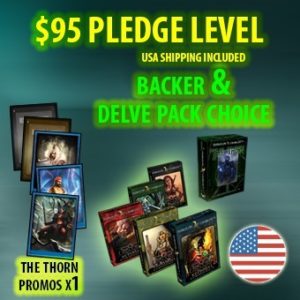 5 Delve Packs, x1 Backer Thorn Pack Choice, USA